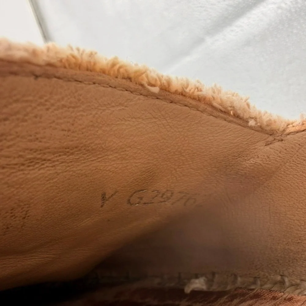 Chanel Espadrilles Women Size 39‎ Tan Black Fair Frayed CC Logo G29762